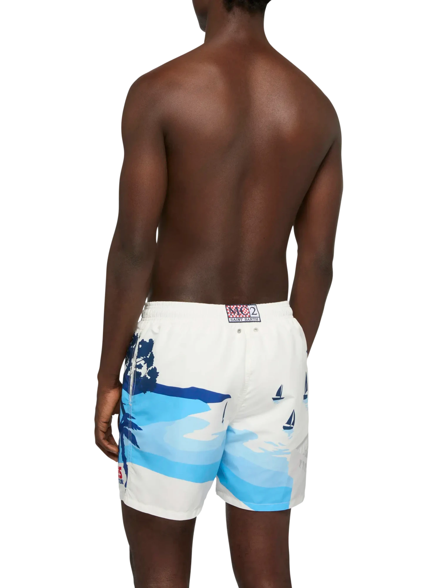 MC2 Saint Barth Mid-length Gustavia Swim-shorts With Cannes Postcard Placed Print 7 MC2 Saint Barth Mid-length Gustavia Swim-shorts With Cannes Postcard Placed Print - Image 5