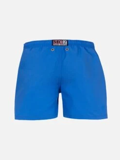 Alternative view of MC2 Saint Barth Boy Mid-length Haiti Swim-shorts With Cryptopuppets Placed Print| CRYPTOPUPPETS SPECIAL EDITION