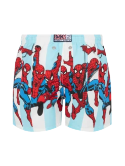 Alternative view of MC2 Saint Barth Haiti Mid-length Swim Shorts With Spiderman Print| MARVEL SPECIAL EDITION