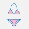 MC2 Saint Barth Girl Pink Triangle Bikini With Piping 1 MC2 Saint Barth Girl Pink Triangle Bikini With Piping -MC2 Saint Barth Store UID HOL000200042B GIRL BIKINI PINK 0 0 1