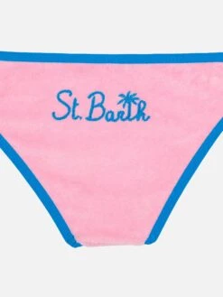 MC2 Saint Barth Girl Pink Triangle Bikini With Piping 7 MC2 Saint Barth Girl Pink Triangle Bikini With Piping -MC2 Saint Barth Store UID HOL000200042B GIRL BIKINI PINK 0 0 3