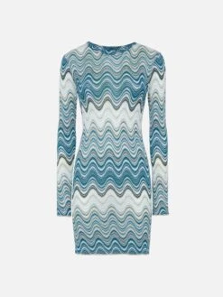 MC2 Saint Barth Imany Raschel Mini Dress In Teal Hues 10 MC2 Saint Barth Imany Raschel Mini Dress In Teal Hues -MC2 Saint Barth Store UID IMY00101844H WOMAN DRESS GREEN 0 0 20250324150001 4
