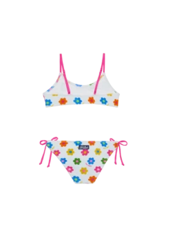 Alternative view of MC2 Saint Barth Girl Bralette Bikini With Daisies