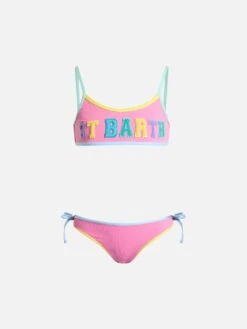 MC2 Saint Barth Girl Bralette Bikini Jaiden With St. Barth Barth Terry Patch