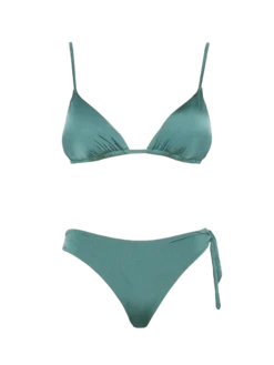 MC2 Saint Barth Sage Green Triangle Bikini Janet Loren