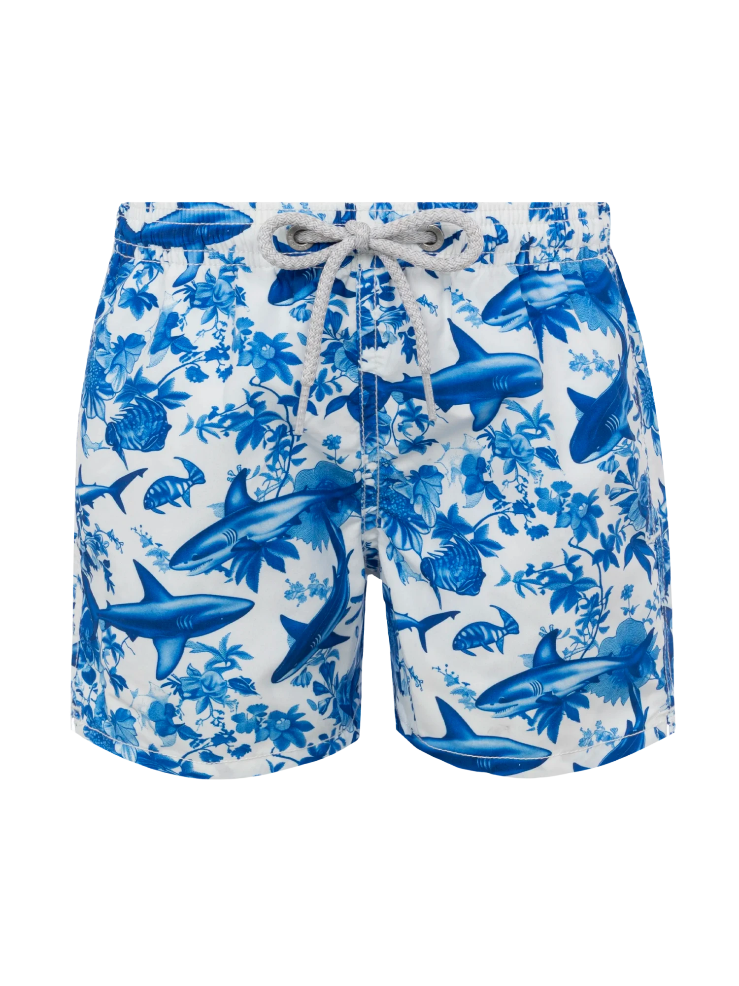 MC2 Saint Barth Jean Mid-length Swim Shorts With Shark Toile De Jouy Print | AI CO-CREATED DESIGN BY RICKDICK - POWERED BY RED-EYE 3 MC2 Saint Barth Jean Mid-length Swim Shorts With Shark Toile De Jouy Print | AI CO-CREATED DESIGN BY RICKDICK - POWERED BY RED-EYE