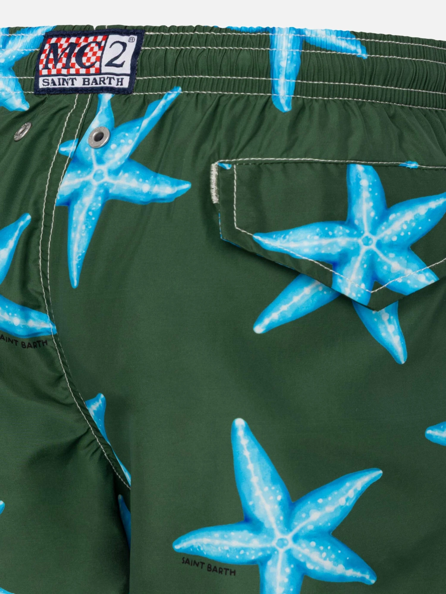 MC2 Saint Barth Jean Lighting Lightweight Fabric Swim Shorts With Starfish Print 5 MC2 Saint Barth Jean Lighting Lightweight Fabric Swim Shorts With Starfish Print - Image 3