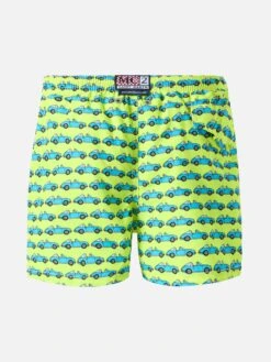 Alternative view of MC2 Saint Barth Jean Lighting Lightweight Fabric Swim Shorts With Car Print