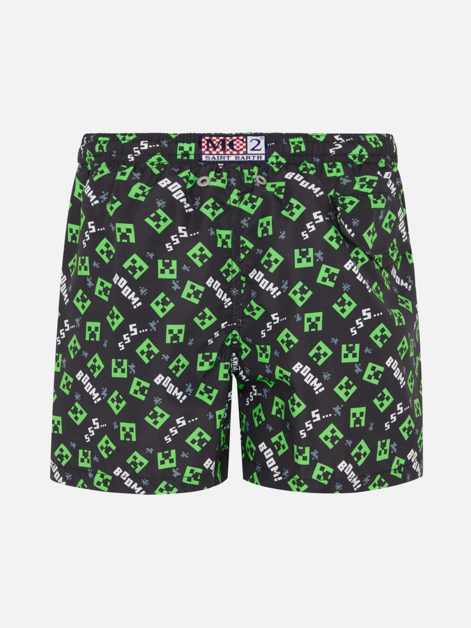 MC2 Saint Barth Jean Lighting Lightweight Fabric Swim Shorts With Minecraft Print|MINECRAFT SPECIAL EDITION 4 MC2 Saint Barth Jean Lighting Lightweight Fabric Swim Shorts With Minecraft Print|MINECRAFT SPECIAL EDITION - Image 2