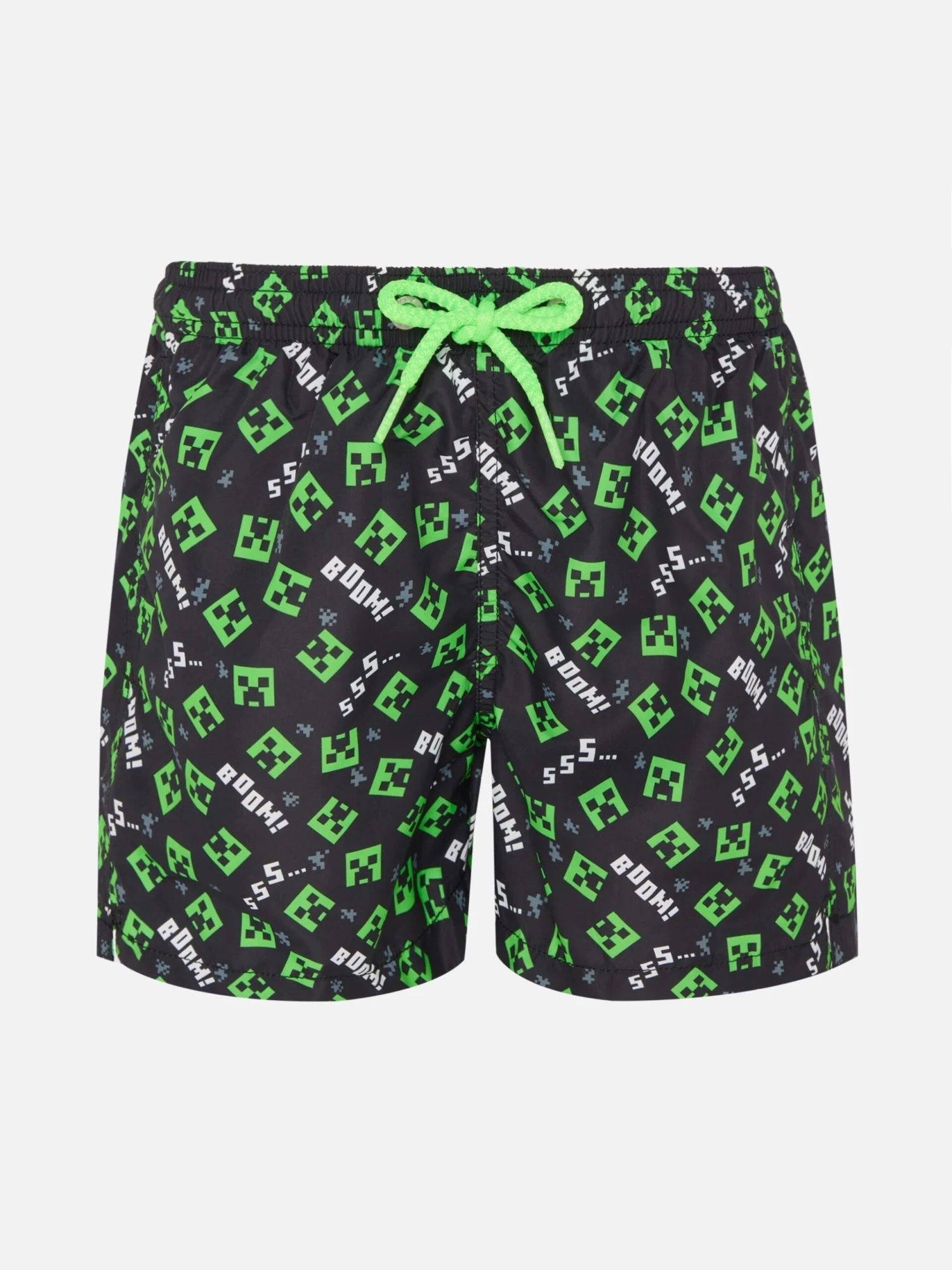 MC2 Saint Barth Jean Lighting Lightweight Fabric Swim Shorts With Minecraft Print|MINECRAFT SPECIAL EDITION 3 MC2 Saint Barth Jean Lighting Lightweight Fabric Swim Shorts With Minecraft Print|MINECRAFT SPECIAL EDITION