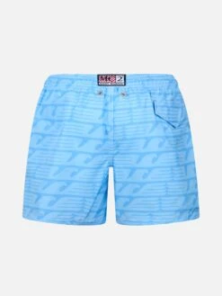 MC2 Saint Barth Jean Lighting Lightweight Fabric Swim Shorts With Lazio Logo Print And Di Padre In Figlio Embroidery|SS LAZIO SPECIAL EDITION 6 MC2 Saint Barth Jean Lighting Lightweight Fabric Swim Shorts With Lazio Logo Print And Di Padre In Figlio Embroidery|SS LAZIO SPECIAL EDITION -MC2 Saint Barth Store UID JEA000404846H KIDS SWIMSHORT PADREINFIGLIO30PT 2