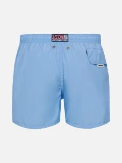 Alternative view of MC2 Saint Barth Jean Lighting Pantone Lightweight Sky Blue Swim Shorts| PANTONE® SPECIAL EDITION