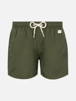 MC2 Saint Barth Jean Lighting Pantone Lightweight Military Green Swim Shorts| PANTONE® SPECIAL EDITION