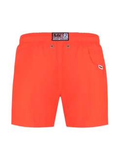 Alternative view of MC2 Saint Barth Jean Lighting Pantone Lightweight Fluo Orange Swim Shorts| PANTONE® SPECIAL EDITION
