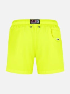 Alternative view of MC2 Saint Barth Jean Lighting Pantone Lightweight Fluo Yellow Swim Shorts| PANTONE® SPECIAL EDITION
