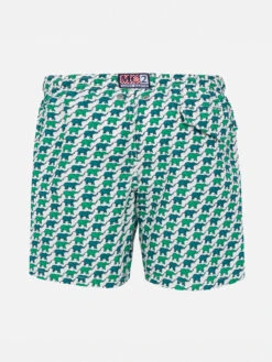 Alternative view of MC2 Saint Barth Boy Swim Shorts With Elephant Print
