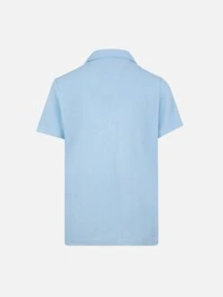 Alternative view of MC2 Saint Barth Jeremy Jr Light Blue Terry Polo Shirt