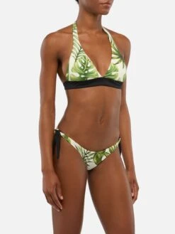 Alternative view of MC2 Saint Barth Triangle Bikini Joanne Ines With Tropical Print