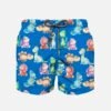 MC2 Saint Barth Boy Cotton Swim Shorts With Dinosaurs Print -MC2 Saint Barth Store UID JOEL00102183B boy swimshorts dinosaursprint 1