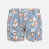 MC2 Saint Barth Boy Cotton Swim Shorts With Sailor Bear Print 1 MC2 Saint Barth Boy Cotton Swim Shorts With Sailor Bear Print -MC2 Saint Barth Store UID JOEL00102376B BOY SWIMSHORT 20240809153502 01