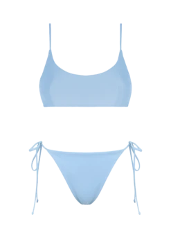 MC2 Saint Barth Woman Light Blue Bralette Bikini Judy Naomi