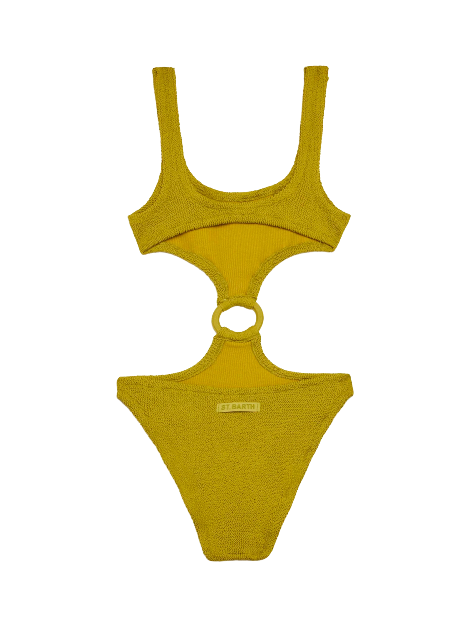 MC2 Saint Barth Laurel Crinkle Pistachio Cut-out One-piece Swimsuit 5 MC2 Saint Barth Laurel Crinkle Pistachio Cut-out One-piece Swimsuit - Image 3