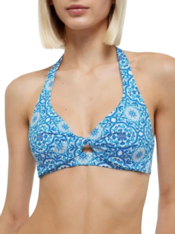 MC2 Saint Barth Bralette Bikini Leda Yali With Majolica Print 12 MC2 Saint Barth Bralette Bikini Leda Yali With Majolica Print -MC2 Saint Barth Store UID LEDA00101837H WOMAN TOP 01837H WHITE 2