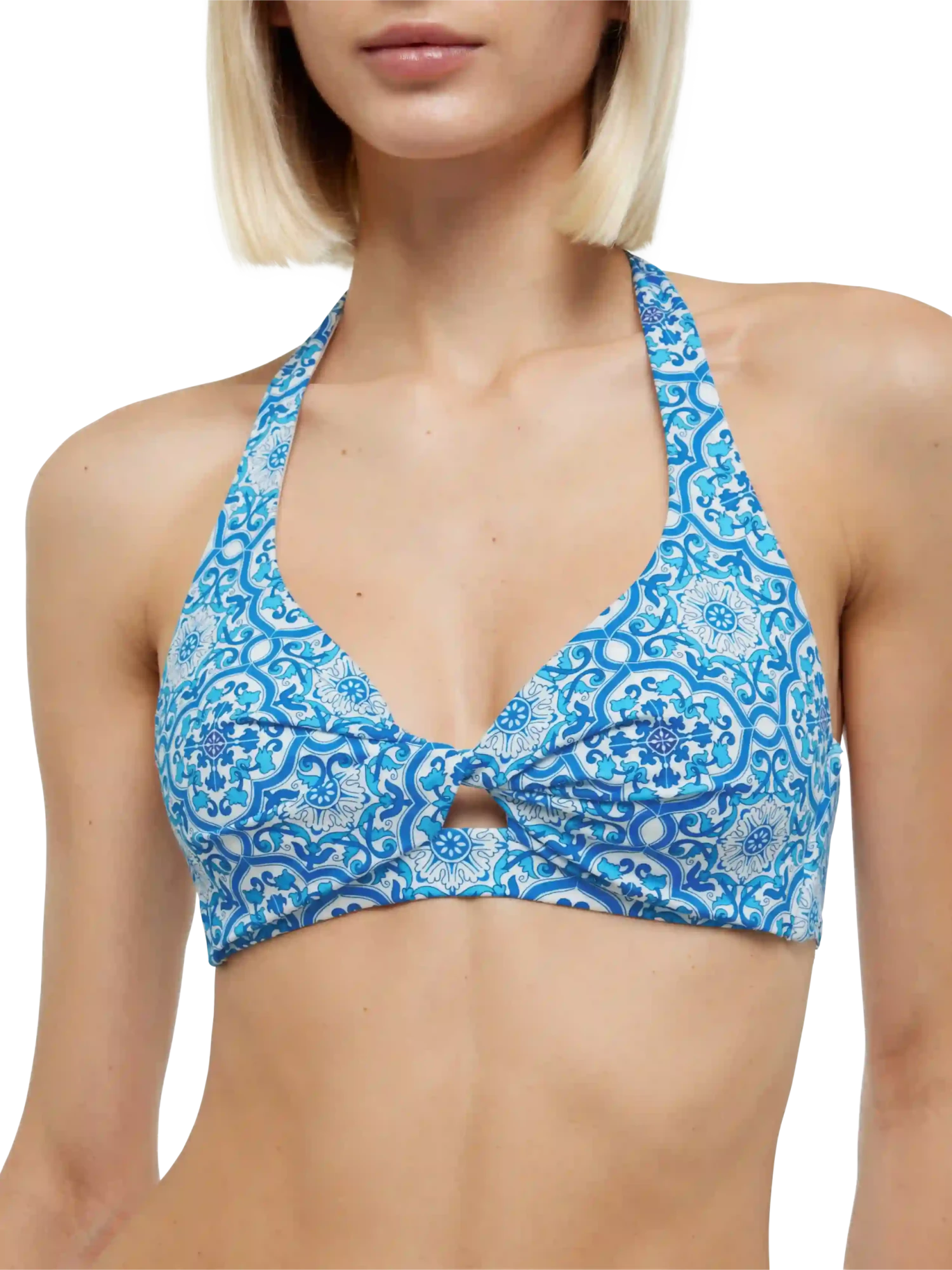 MC2 Saint Barth Bralette Bikini Leda Yali With Majolica Print 7 MC2 Saint Barth Bralette Bikini Leda Yali With Majolica Print - Image 5
