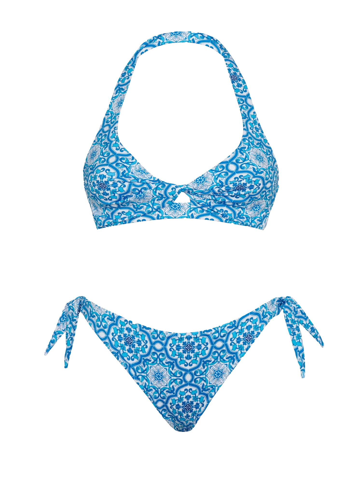 MC2 Saint Barth Bralette Bikini Leda Yali With Majolica Print 3 MC2 Saint Barth Bralette Bikini Leda Yali With Majolica Print