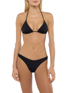 Alternative view of MC2 Saint Barth Triangle Bikini Leah Naomi In Black