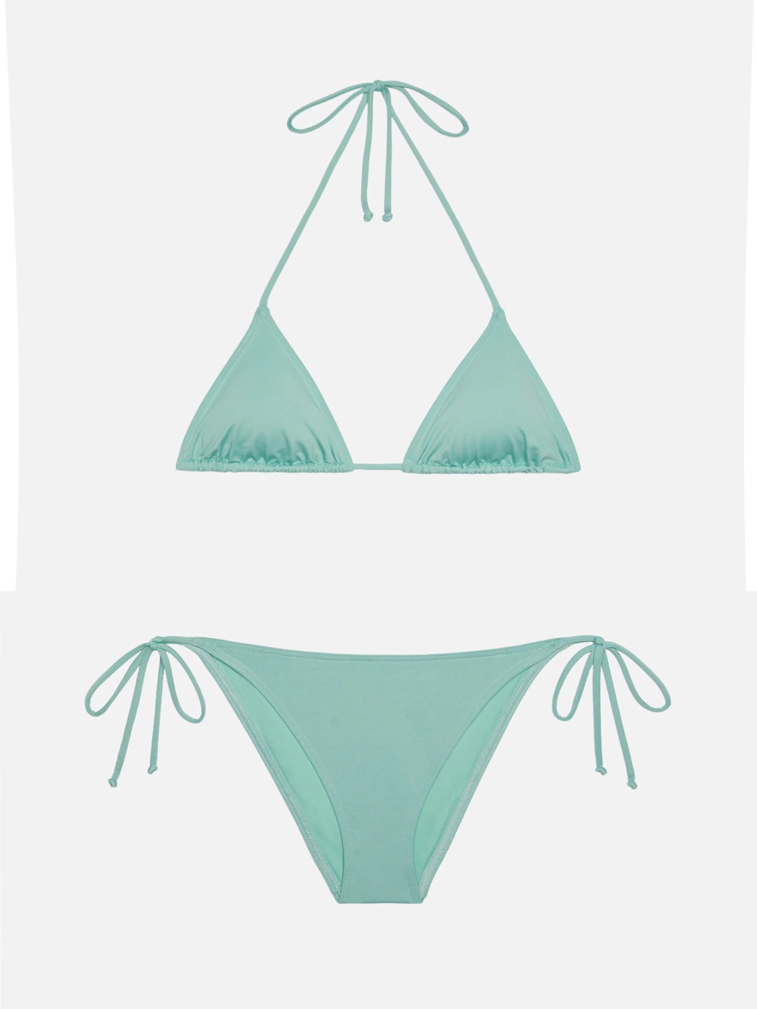 MC2 Saint Barth Virgo Sage Green Classic Swim Briefs- Leah Sage Green Triangle Top Swimsuit 3 MC2 Saint Barth Virgo Sage Green Classic Swim Briefs- Leah Sage Green Triangle Top Swimsuit