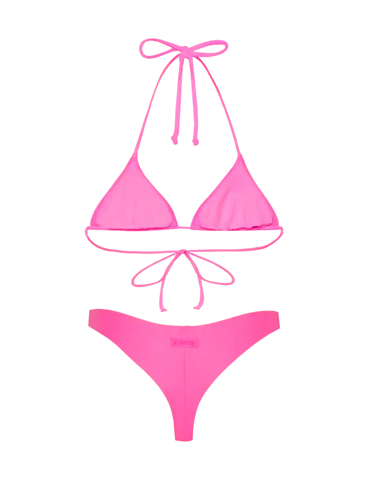 MC2 Saint Barth Leah Naomi Fuchsia Bikini With Triangle Top And Cheeky Briefs 5 MC2 Saint Barth Leah Naomi Fuchsia Bikini With Triangle Top And Cheeky Briefs - Image 3