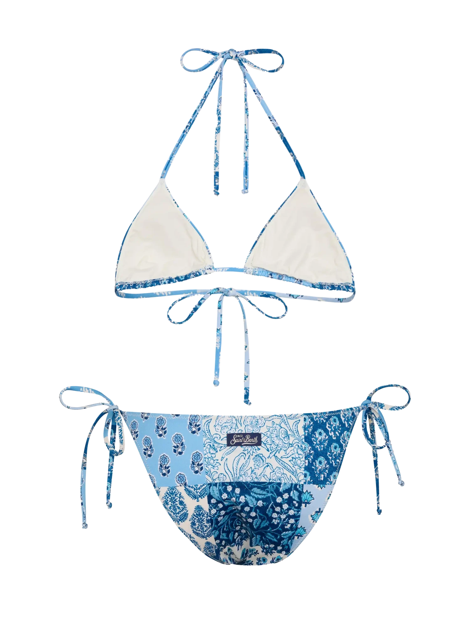 MC2 Saint Barth Triangle Bikini Leah Virgo With Floral Patch Print 5 MC2 Saint Barth Triangle Bikini Leah Virgo With Floral Patch Print - Image 3
