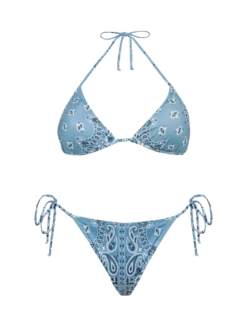 MC2 Saint Barth Classic Triangle Bikini Leah Marielle With Bandanna Print