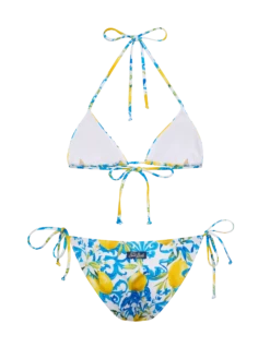 MC2 Saint Barth Triangle Bikini Leah Virgo With Majolica Print 10 MC2 Saint Barth Triangle Bikini Leah Virgo With Majolica Print -MC2 Saint Barth Store UID LEH000106703H WOMAN TOP WHITE 0 0 5