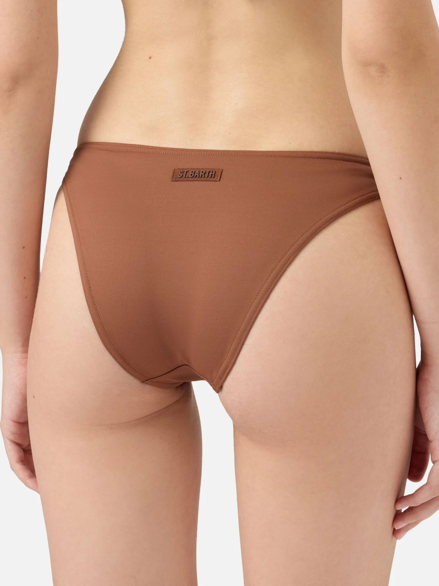 MC2 Saint Barth Triangle Bikini Leah Lido In Brown With Classic Swim Briefs 7 MC2 Saint Barth Triangle Bikini Leah Lido In Brown With Classic Swim Briefs - Image 5