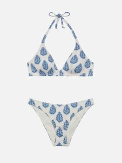 MC2 Saint Barth Fixed Triangle Bikini Gaia Lido With Classic Swim Briefs And Paisley Print