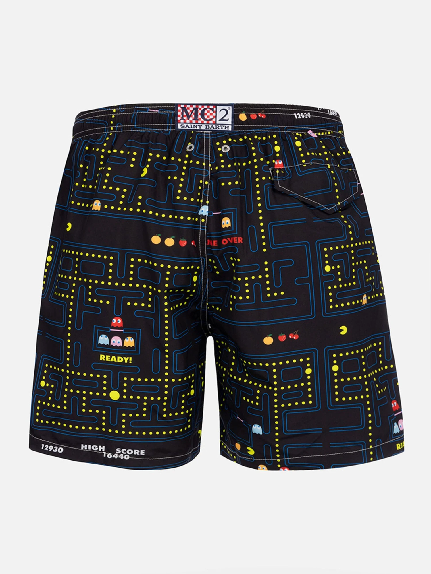 MC2 Saint Barth Lightweight Fabric Swim-shorts Lighting With Pac-Man Print|PAC-MAN SPECIAL EDITION 4 MC2 Saint Barth Lightweight Fabric Swim-shorts Lighting With Pac-Man Print|PAC-MAN SPECIAL EDITION - Image 2