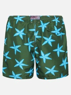 Alternative view of MC2 Saint Barth Lightweight Fabric Swim-shorts Lighting With Starfish Print