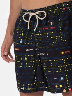 MC2 Saint Barth Lightweight Fabric Swim-shorts Lighting With Pac-Man Print|PAC-MAN SPECIAL EDITION 9 MC2 Saint Barth Lightweight Fabric Swim-shorts Lighting With Pac-Man Print|PAC-MAN SPECIAL EDITION -MC2 Saint Barth Store UID LIG000104769H MAN SWIMSHORT BLACK PACMAN 5