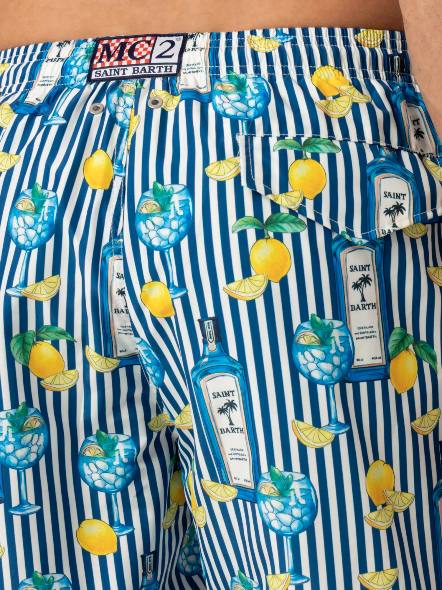 MC2 Saint Barth Lightweight Fabric Swim-shorts Lighting With Gin Tonic Print 8 MC2 Saint Barth Lightweight Fabric Swim-shorts Lighting With Gin Tonic Print - Image 6