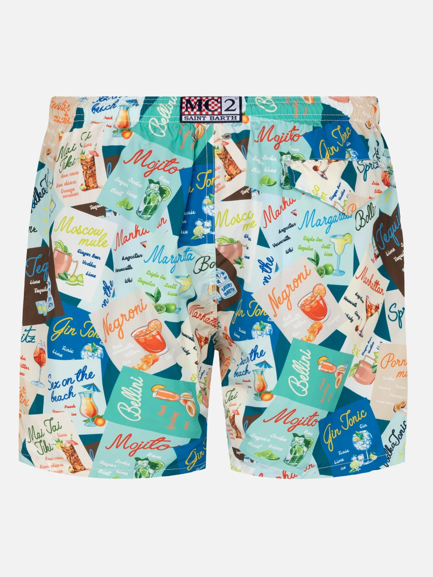 MC2 Saint Barth Lightweight Fabric Swim-shorts Lighting With Cocktail Print 4 MC2 Saint Barth Lightweight Fabric Swim-shorts Lighting With Cocktail Print - Image 2