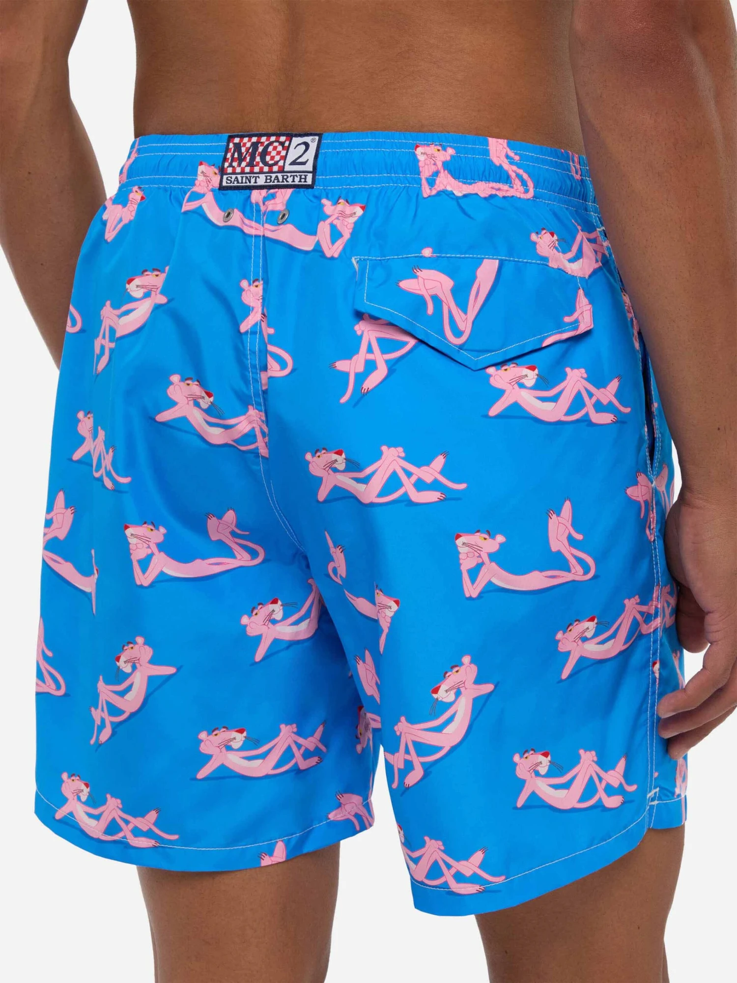 MC2 Saint Barth Lightweight Fabric Swim Shorts Lighting With The Pink Panther Print | THE PINK PANTHER SPECIAL EDITION 8 MC2 Saint Barth Lightweight Fabric Swim Shorts Lighting With The Pink Panther Print | THE PINK PANTHER SPECIAL EDITION - Image 6