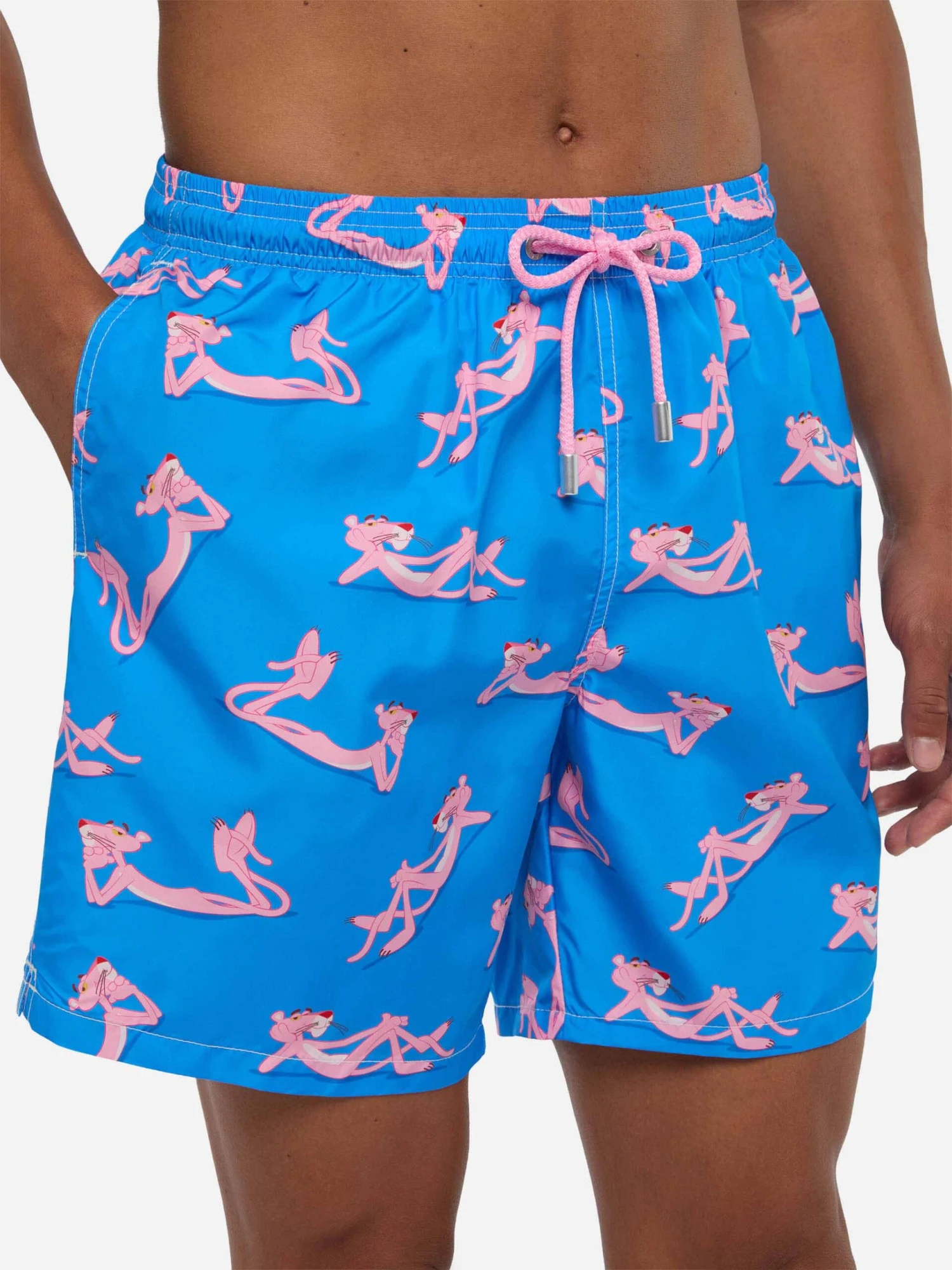 MC2 Saint Barth Lightweight Fabric Swim Shorts Lighting With The Pink Panther Print | THE PINK PANTHER SPECIAL EDITION 6 MC2 Saint Barth Lightweight Fabric Swim Shorts Lighting With The Pink Panther Print | THE PINK PANTHER SPECIAL EDITION - Image 4