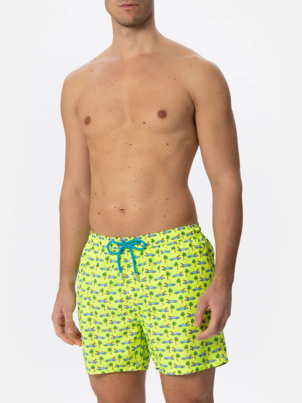 MC2 Saint Barth Man Light Fabric Swim Shorts With Surfcar Print 5 MC2 Saint Barth Man Light Fabric Swim Shorts With Surfcar Print - Image 3