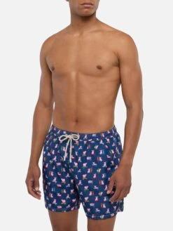 MC2 Saint Barth Man Light Fabric Swim Shorts With Skater Pigs Print 10 MC2 Saint Barth Man Light Fabric Swim Shorts With Skater Pigs Print -MC2 Saint Barth Store UID LIG000300759D MAN SWIMSHORT BLUE FUNNYPRINTS MC2 1