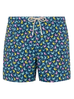 MC2 Saint Barth Lightweight Fabric Swim Shorts Lighting With Crabsprint