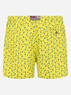 Alternative view of MC2 Saint Barth Lightweight Fabric Swim Shorts Lighting With Mojito Print