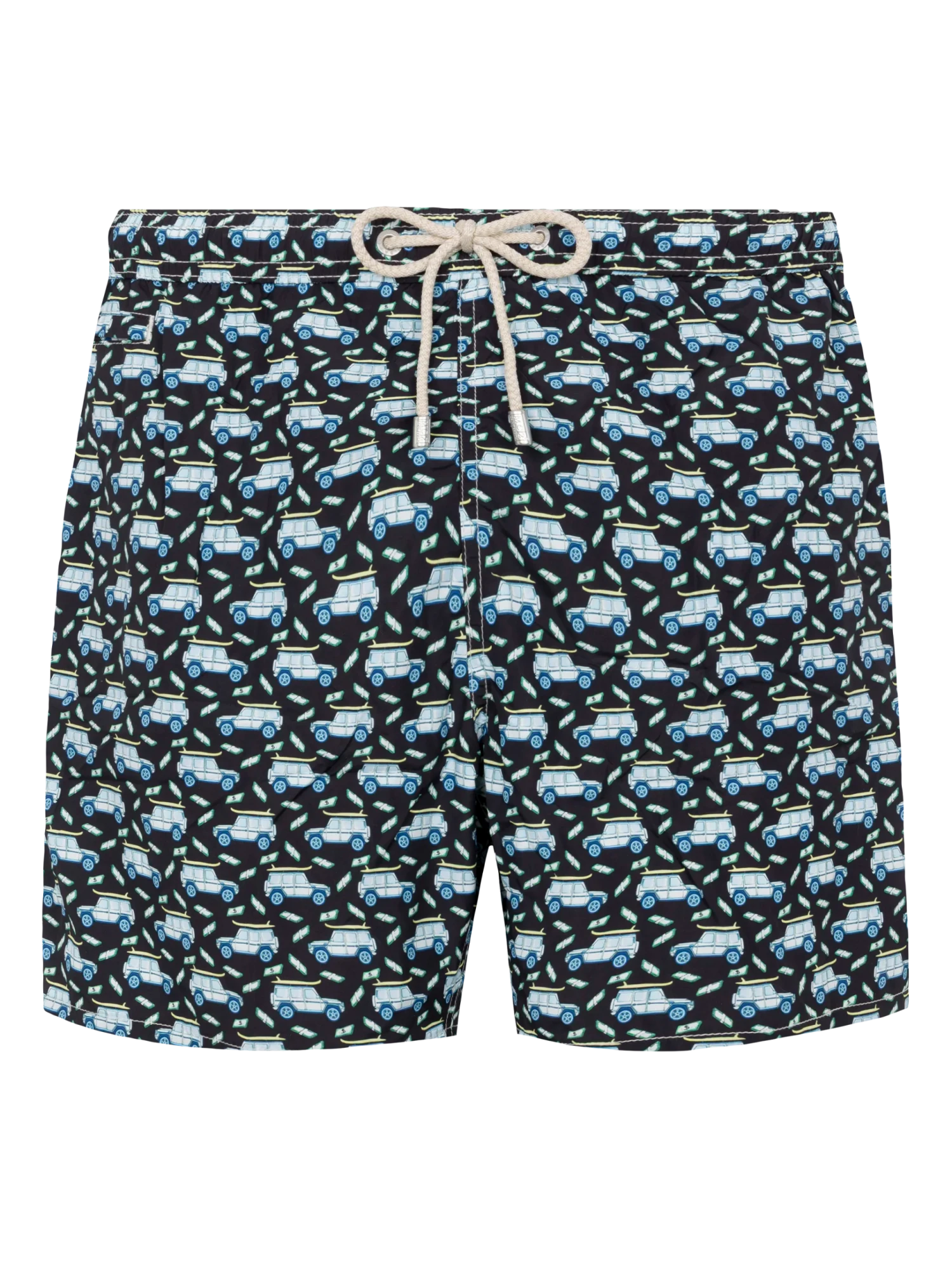 MC2 Saint Barth Lightweight Fabric Swim Shorts Lighting With Off-road Car Print 3 MC2 Saint Barth Lightweight Fabric Swim Shorts Lighting With Off-road Car Print