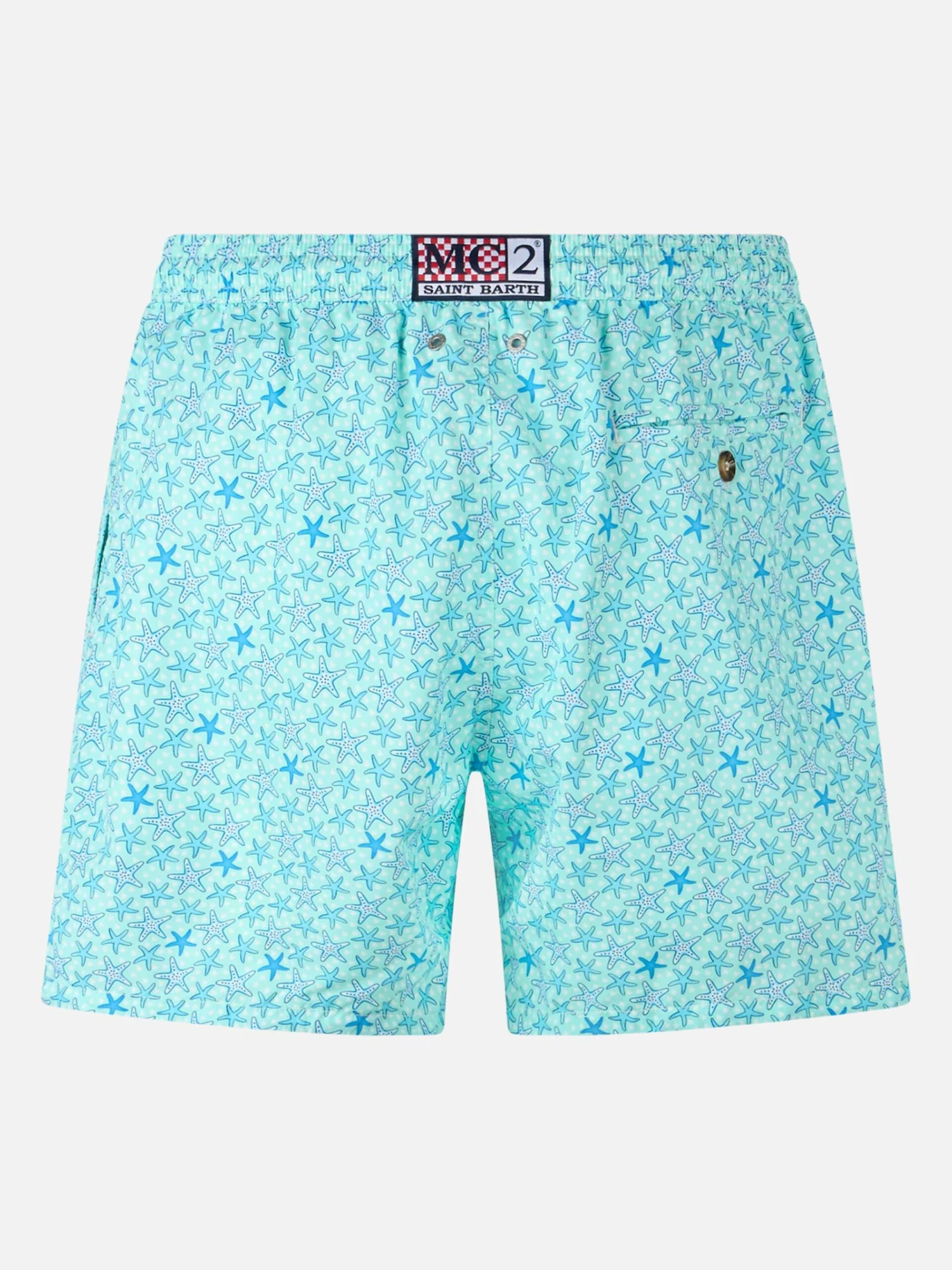 MC2 Saint Barth Man Lightweight Fabric Swim-shorts Lighting Micro Fantasy With Starfishes Print 4 MC2 Saint Barth Man Lightweight Fabric Swim-shorts Lighting Micro Fantasy With Starfishes Print - Image 2